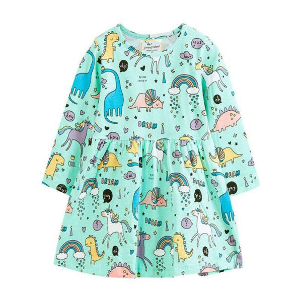 Dinosaur Unicorn Dress